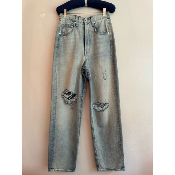 Edwin Kayla light wash jeans wide leg size 25 - Picture 12 of 12